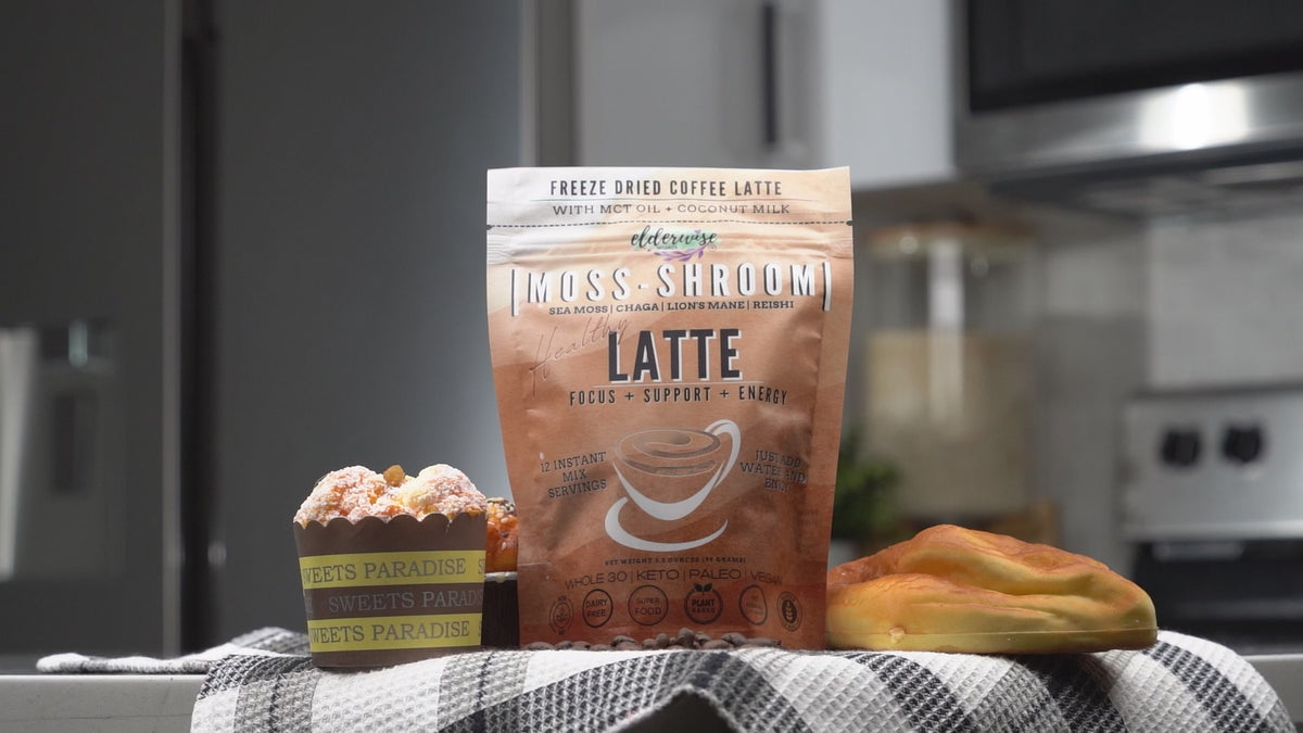 Coffee Latte | Moss-Shroom | Freeze Dried Instant Coffee Latte
