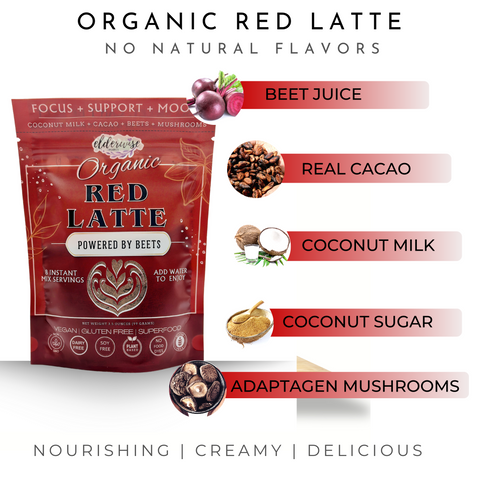 Red Latte | Powered with Beets | Freeze Dried Instant Beverage