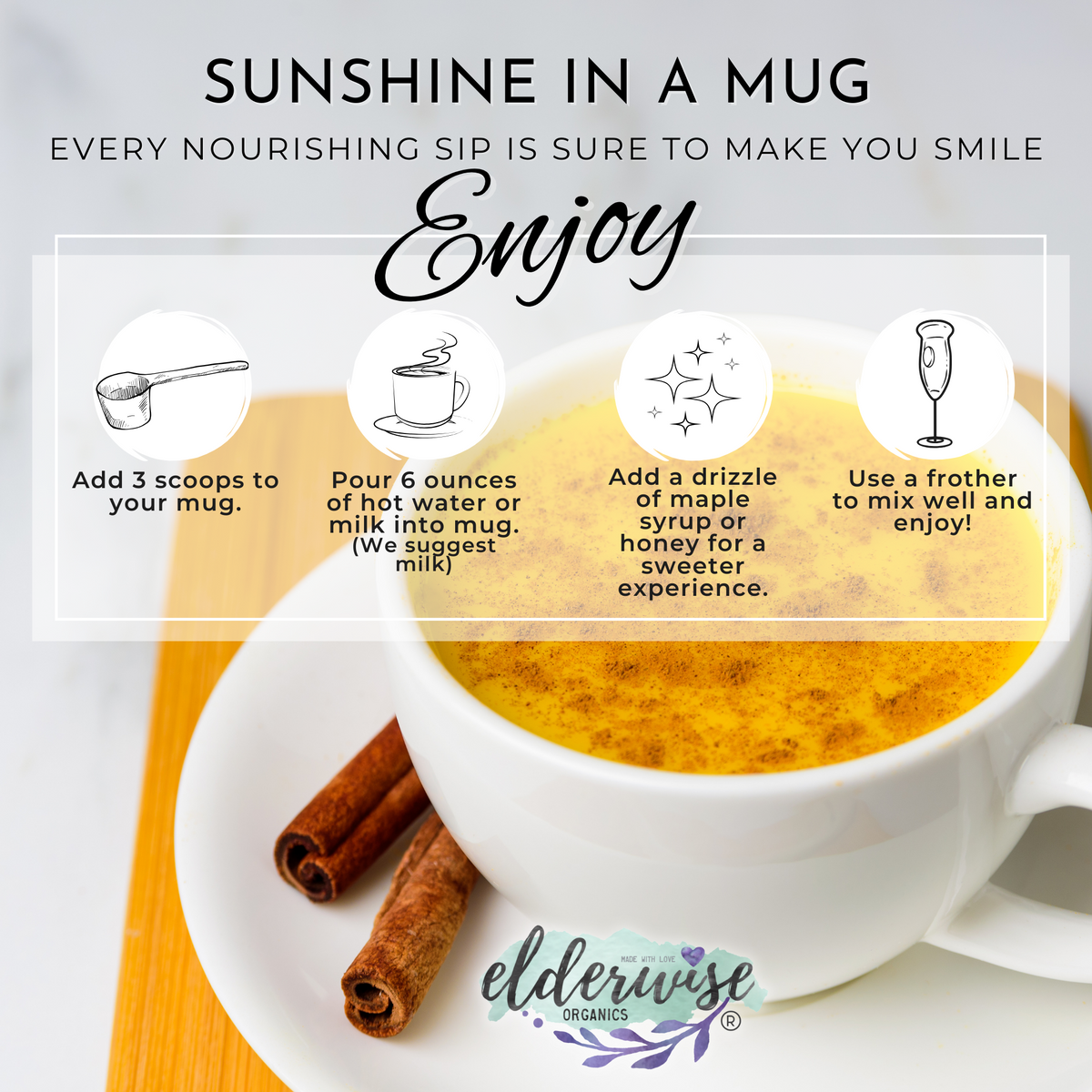 Golden Latte | Powered with Turmeric | Freeze Dried Instant Beverage ...