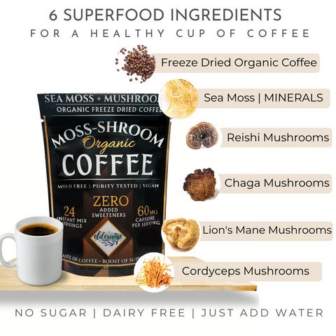 Coffee | Moss-Shroom | Freeze Dried Instant Black Coffee