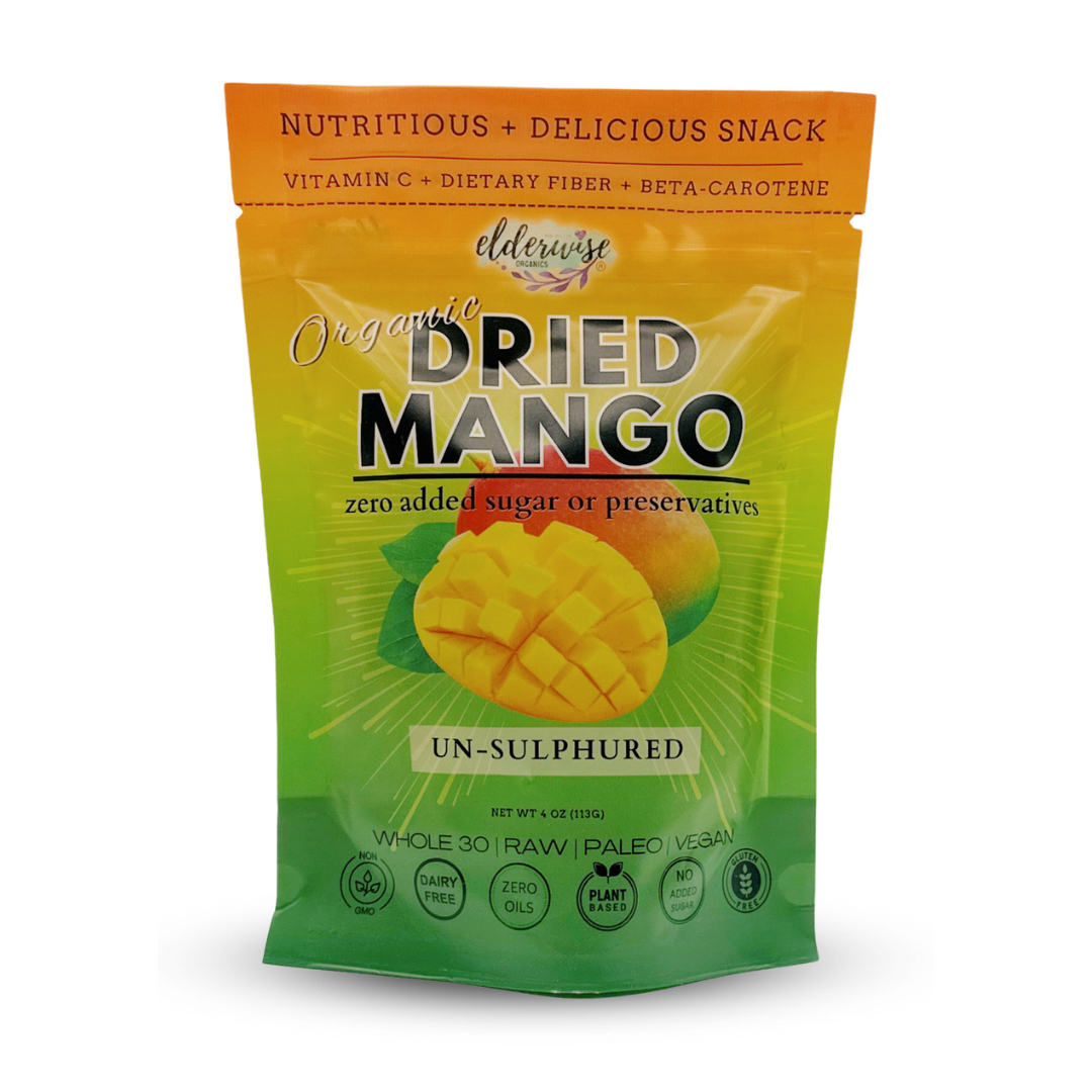 Dried Mango | 4oz Pack | Superfood Snack | No sugar added