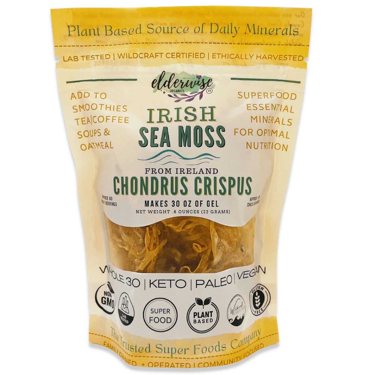 Irish Sea Moss Powder Chondrus Crispus Sea Moss Irish 100% Nature Sea
