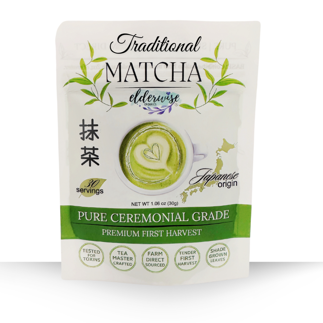 Matcha Tea Pure Ceremonial Grade from Japan – Elderwise Organics