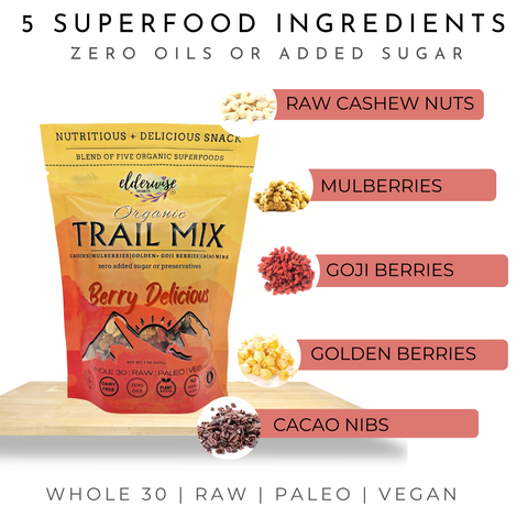 Superfood Snack Pack | Healthy Superfood Trail Mix & Dried Mangos