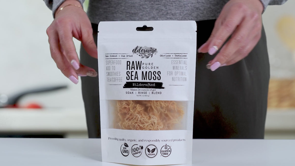 Golden Raw Sea Moss – Elderwise Organics