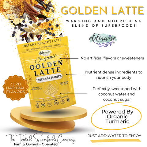 Golden Latte | Powered with Turmeric | Freeze Dried Instant Beverage