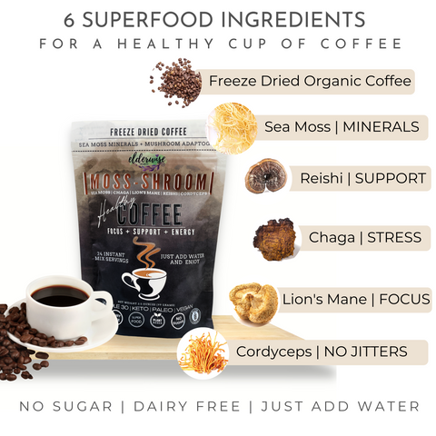 Coffee | Moss-Shroom | Freeze Dried Instant Black Coffee